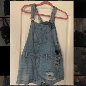 Forever 21 Denim Overalls Sz 27